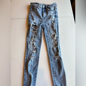 American eagle 00 short skinny jeans